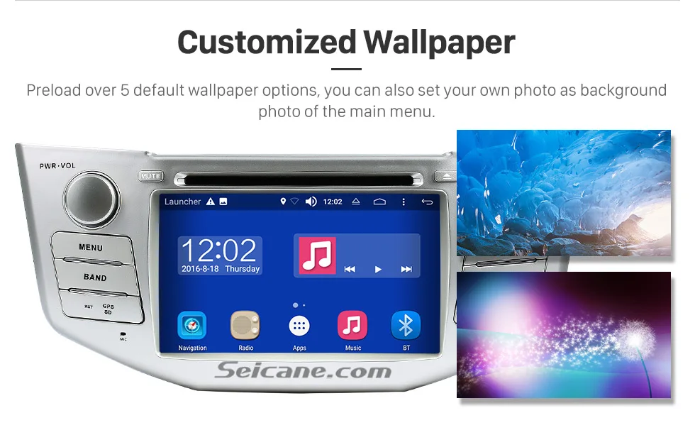 Seicane " 2din HD сенсорный экран Android 8,0 DVD мультимедиа Bluetooth gps для Toyota Harrier lexus rx300 330 350