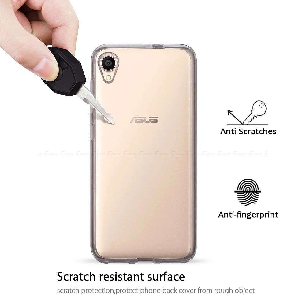 Силиконовый ультратонкий прозрачный мягкий защитный чехол для Asus ZenFone Live L1 ZB501KL
