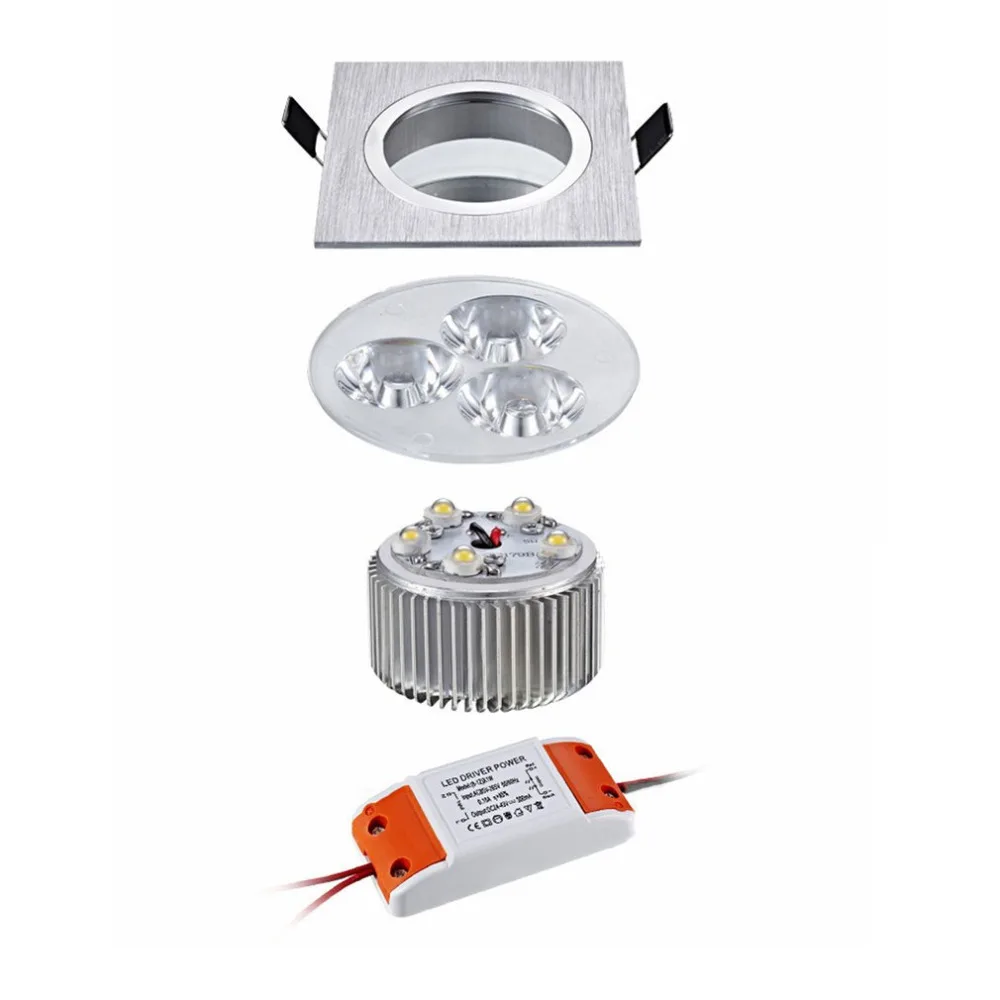 Светодиодный светильник Крытый потолочный пятно света квадратных светодиодный