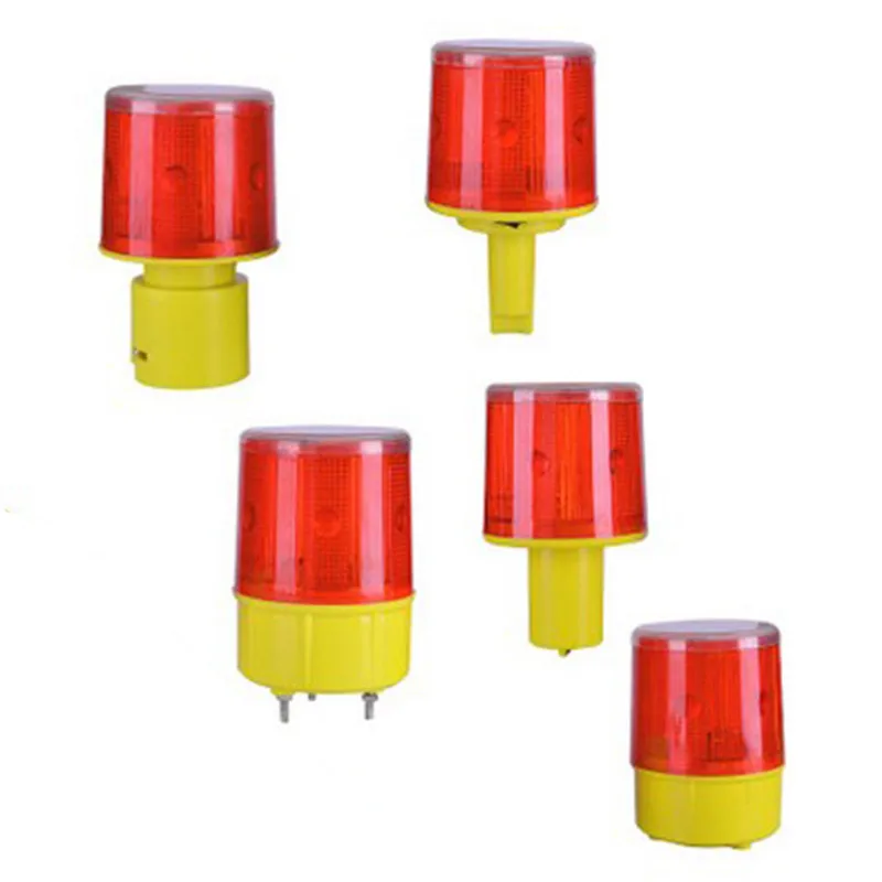

Newest LED Solar Powered Traffic Warning Light Safety Signal Cone beacon solar Alarm lamp tower hanging light outdoor night lamp