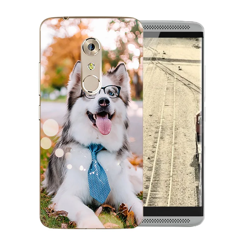 5 2-дюймовые мини-Чехлы для ZTE Axon 7 прозрачные мягкие силиконовые чехлы с узором Marb