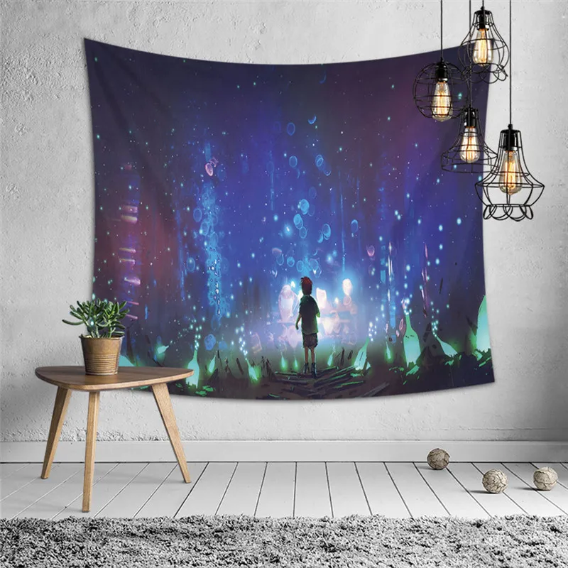 МАНДАЛА ГОБЕЛЕН мультфильм ковер на стену Спальня Гостиная Home Decor Wall гобелен, настенные картины настенный ковер коврики для йоги - Цвет: A5
