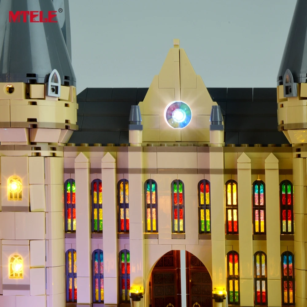 MTELE Led светильник Up Kit для замка хогварта светильник совместим с 71043(не включает модель