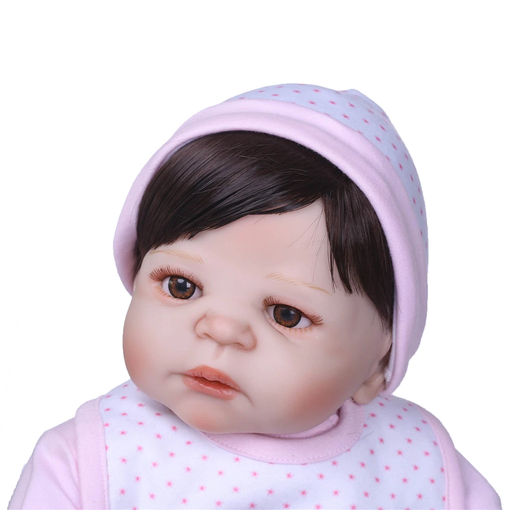 Силиконовые куклы 22 &quotNPK Bebes reborn dolls real girl для новорожденных и младенцев