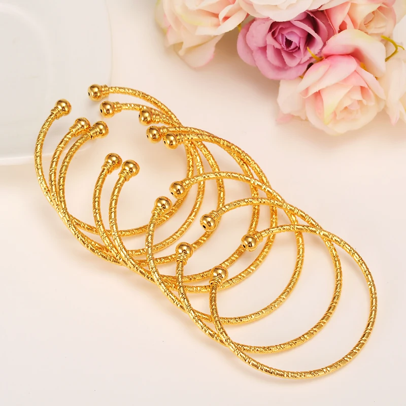 4 шт. женский браслет 24k|dubai bangles|bangles for womenethiopian bangle |