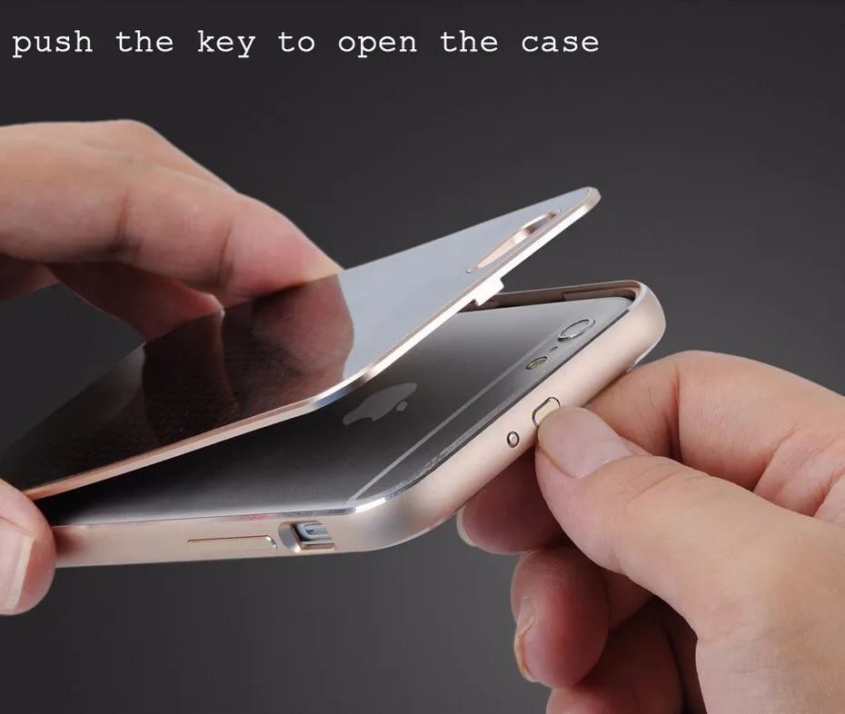 iMatch Алюминиевый металлический бампер для iPhone 6 6s Plus чехол для iPhone 7 8/7 8 Plus задняя крышка Роскошный чехол для сотового телефона