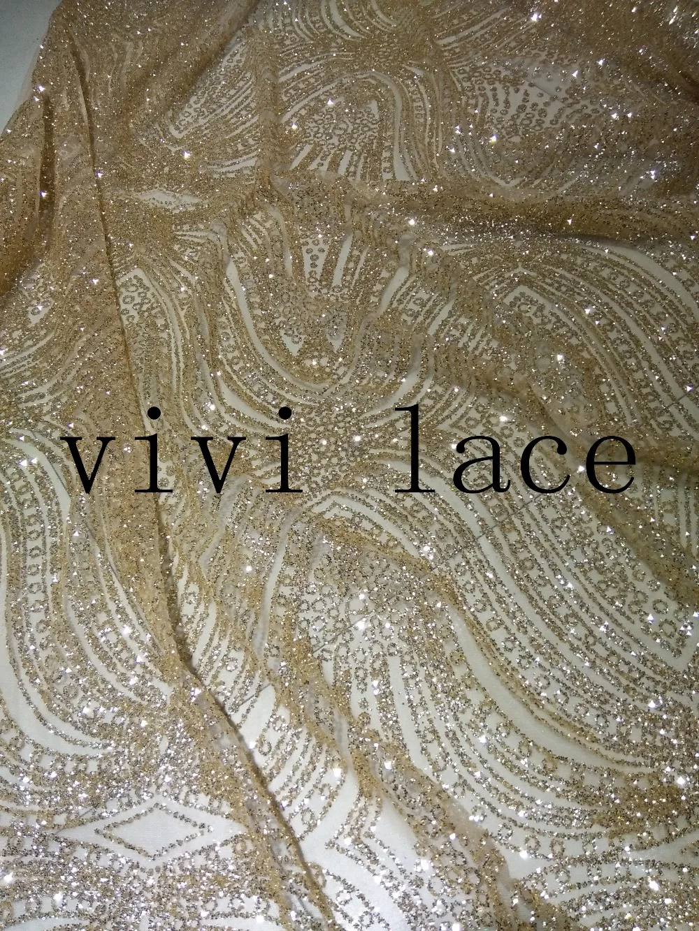 В наличии F536 цвета шампанского золото ручная печать склеенный блестящий порошок