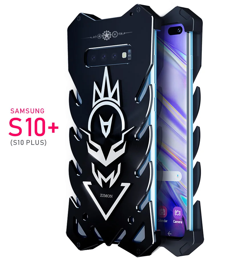 Алюминиевый армированный чехол Thor для Samsung Galaxy S9 Plus S10 A8S S10e + чехол-накладка
