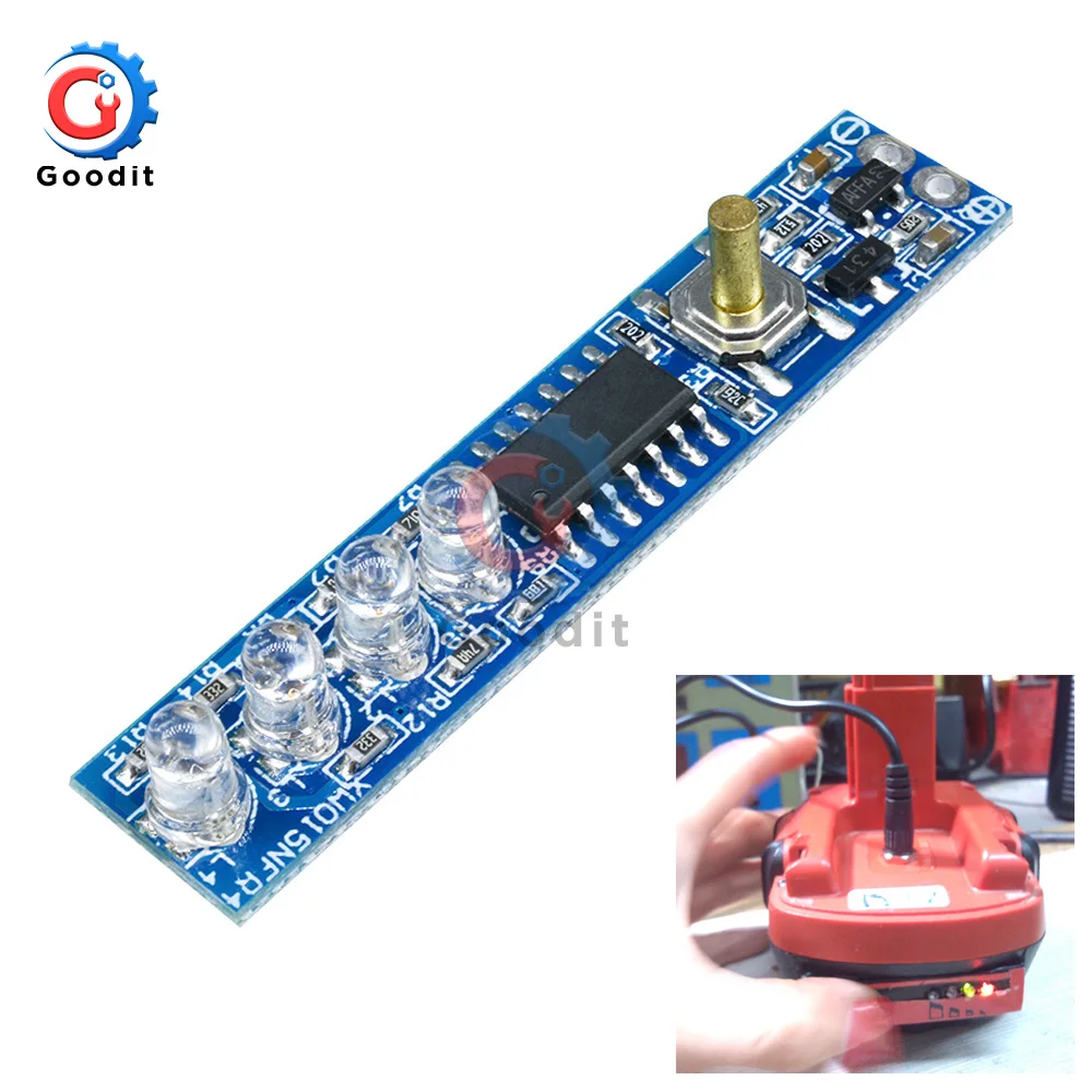 3S Lithium Battery Capacity Indicator Tester LED Display Board Power Level Indicator For 3pcs 18650 Lithium Li-ion lipo Battery