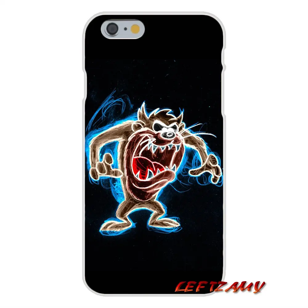Для iPhone X XR XS MAX 4 4S 5 5S 5C SE 6 S 7 8 Plus ipod touch мягкий прозрачный чехол Looney Tunes Tasmanian Devil Taz |