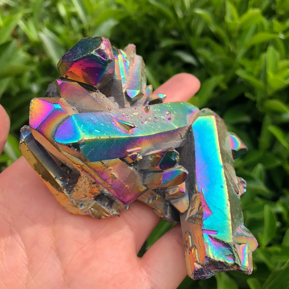 1 шт. аура турмалиновый кварц для лечения Хрустальный кластер подарков | Дом и сад