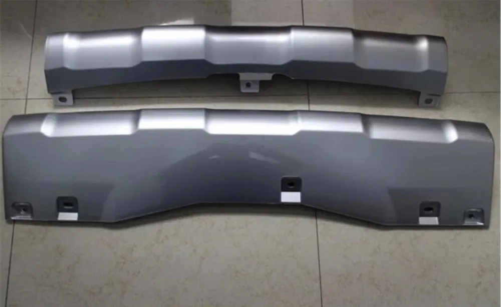 Для Subaru Outback 2015-2018 ABS хромированный Передний + задний бампер крышка отделка