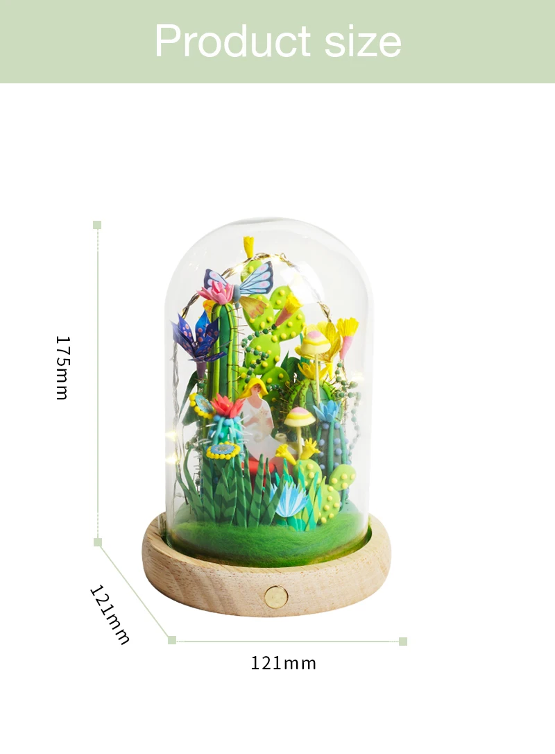 Robus DIY Miniatur глина для моделирования с набором инструментов, 3D красочная глина, нетоксичный ультра-светильник, Воздушная сухая формовка, глина для рукоделия, подарок для девочки