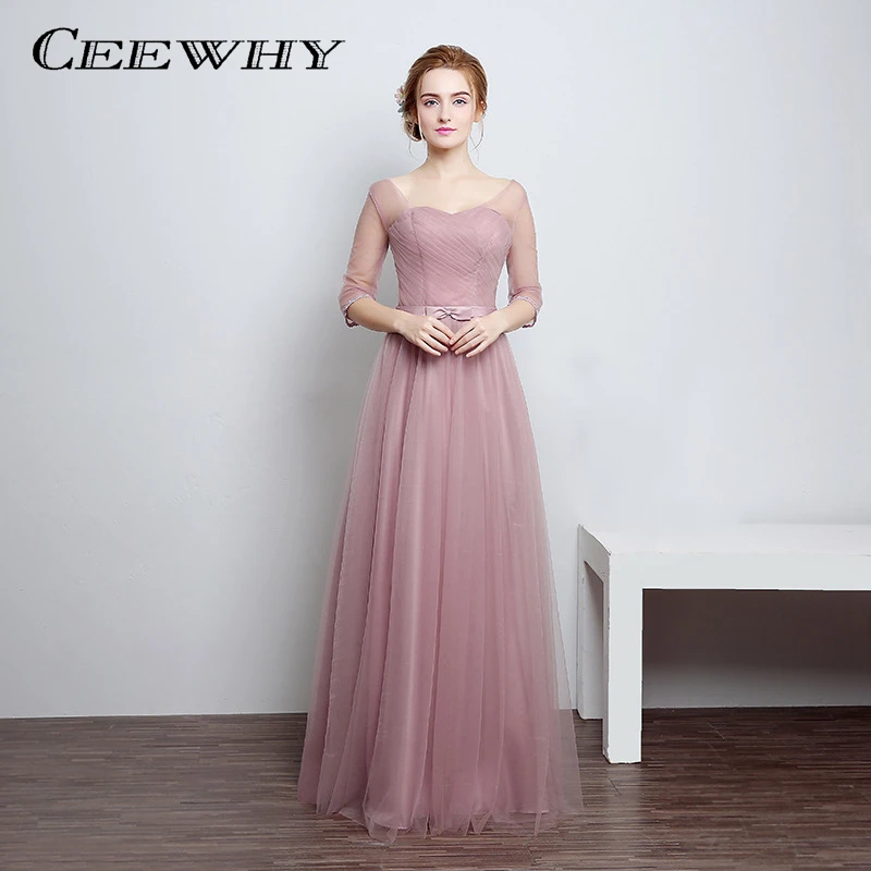 CEEWHY с коротким рукавом вечерние платья длинные элегантные vestido de festa длинное
