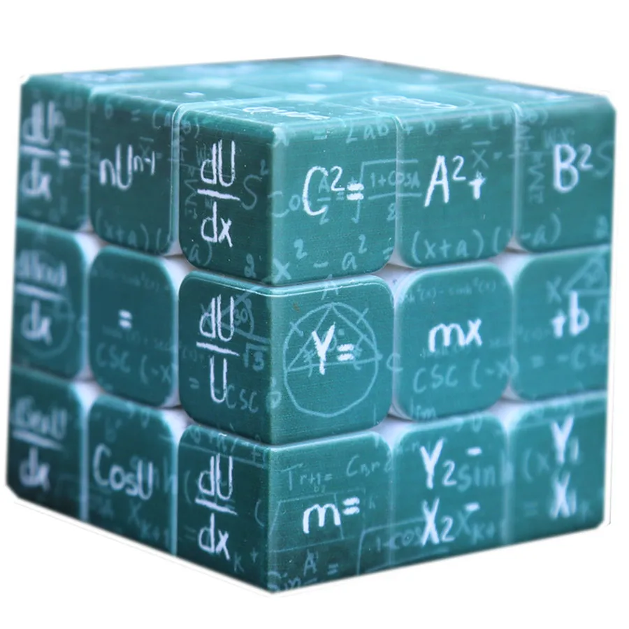 2019 YUXIN мини Волшебный куб обучающий 3x3x3 математическая формула скорость magico Cubo
