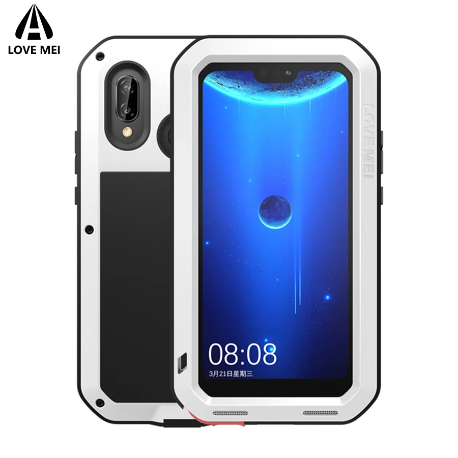 P20 lite оригинальный LOVE MEI Gorilla стеклянный бронированный металлический