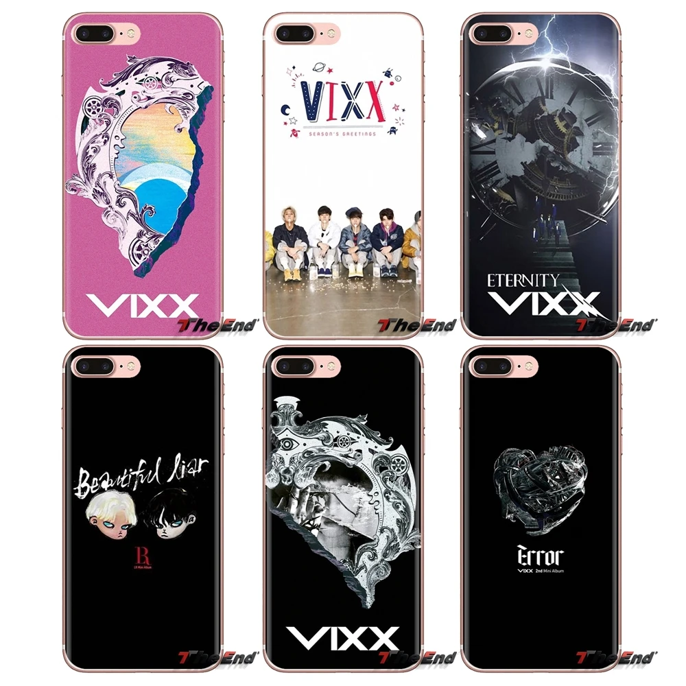 VIXX LR Kpop ST RLIGHT TPU Transparent Bag Case For Xiaomi Mi3 Samsung A10 A30 A40 A50 A60 A70 Galaxy S2 Note 2 Grand Core Prime |