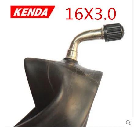 Синий KENDA 14/16/18*2,125/2,5/3,0 трубки Электрический велосипед внутренняя трубка камера велосипедной шины ятаган прямой рот - Цвет: Синий