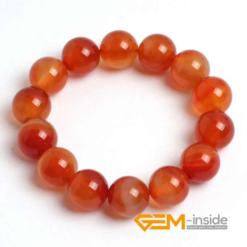 Натуральный красный браслет с сердоликом 4 мм до 14 бусины из натурального камня DIY