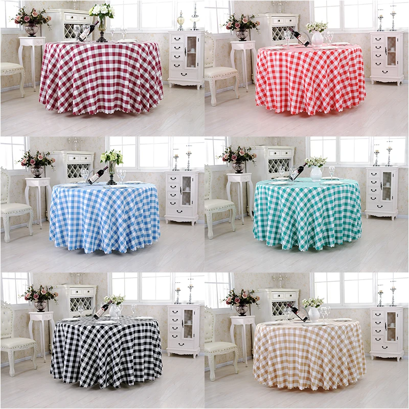 Новогодняя клетчатая скатерть кухонная крышка Красная Шотландка рождественские