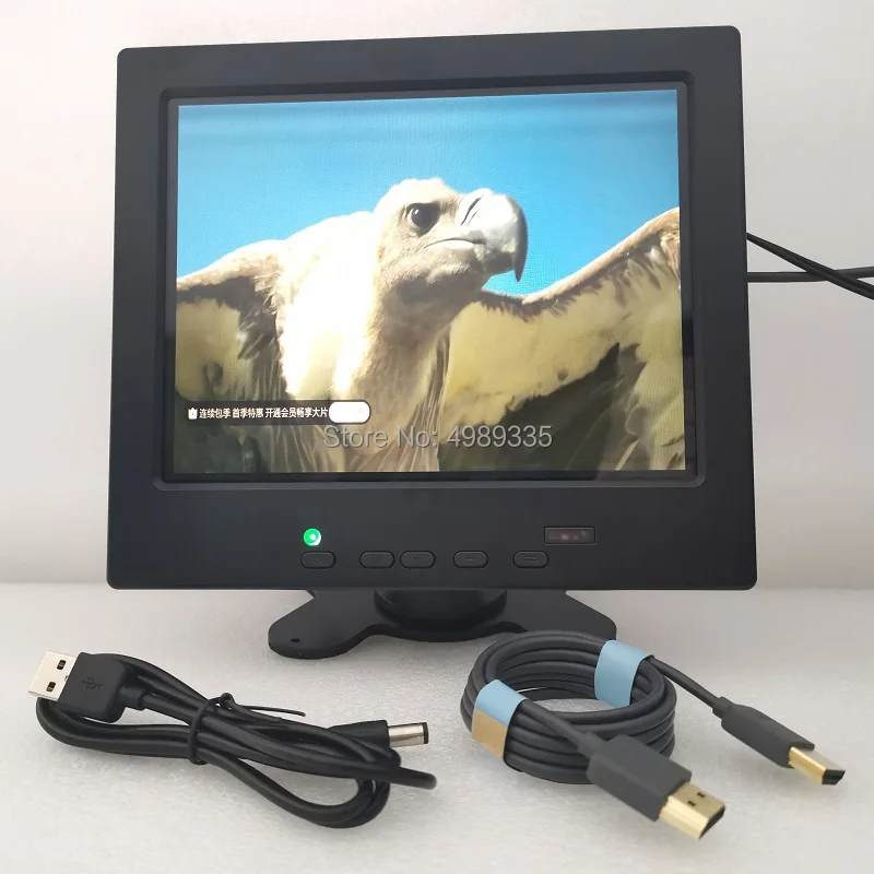 8 дюймов HDMI небольшой дисплей 1024X768IPS полный угол обзора монитор USB5V решение питания