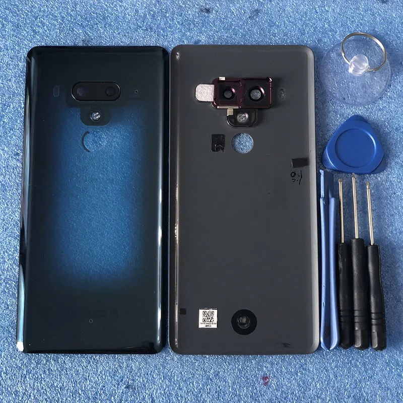 Axisinternational для 6," htc U12+ U12 Plus задняя крышка для батареи чехол+ рамка для камеры+ стеклянный объектив+ вспышка для U12 Plus Корпус задней двери