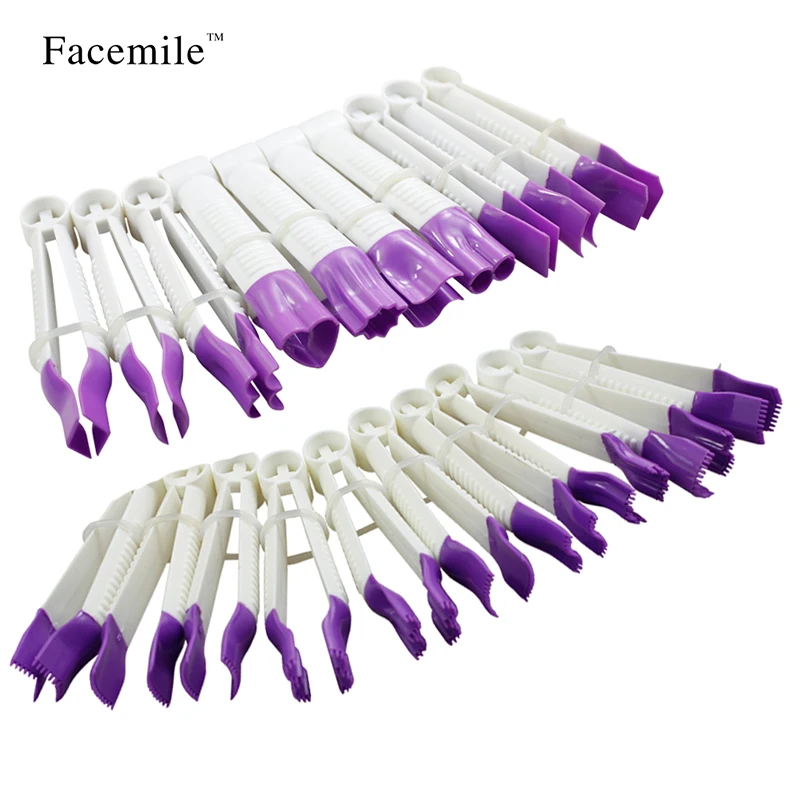 Facemile 20 шт./компл. формы для сладких изделий украшения торта Fondant(сахарная) щипцы инструмент набор для выпечки Fondant(сахарная) Инструменты для тортов пресс-форм ZH013