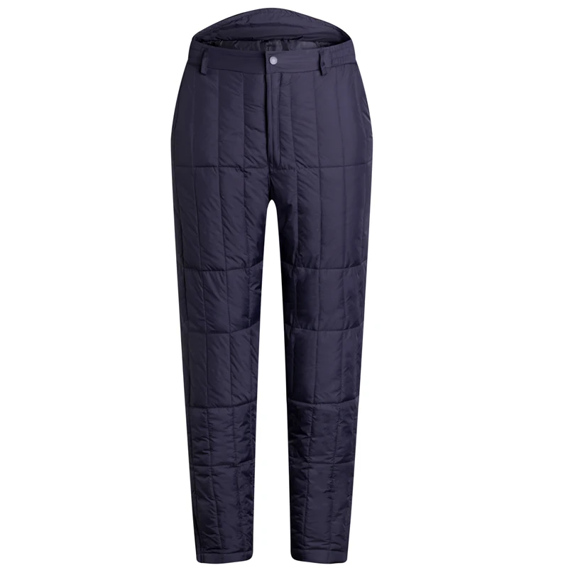 Новинка 2019 Зимние Повседневные пуховые брюки для мужчин и женщин большие размеры