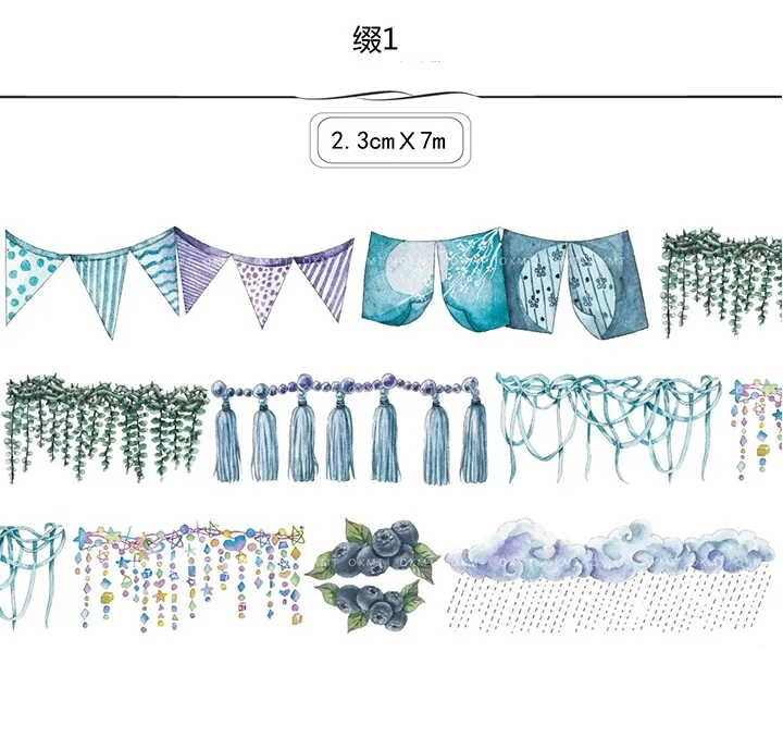 Японская клейкая лента для маскировки 11 дизайнов девочек чашки строительства