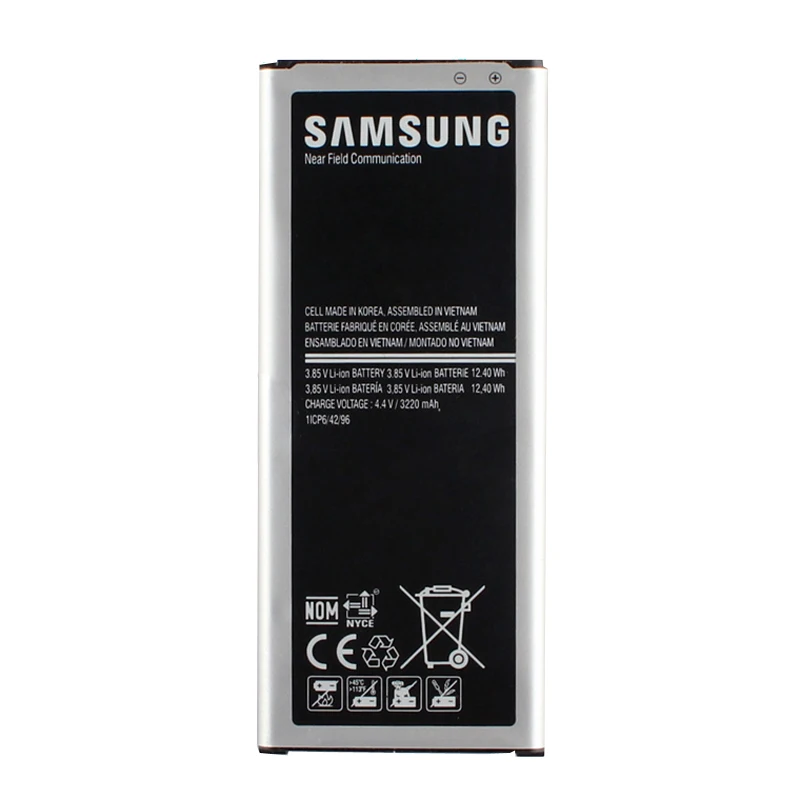 Оригинальный Samsung EB-BN910BBE для GALAXY NOTE4 N910F N910H N910V N910C N910a N910u NOTE 4 3220mAh NFC | Мобильные