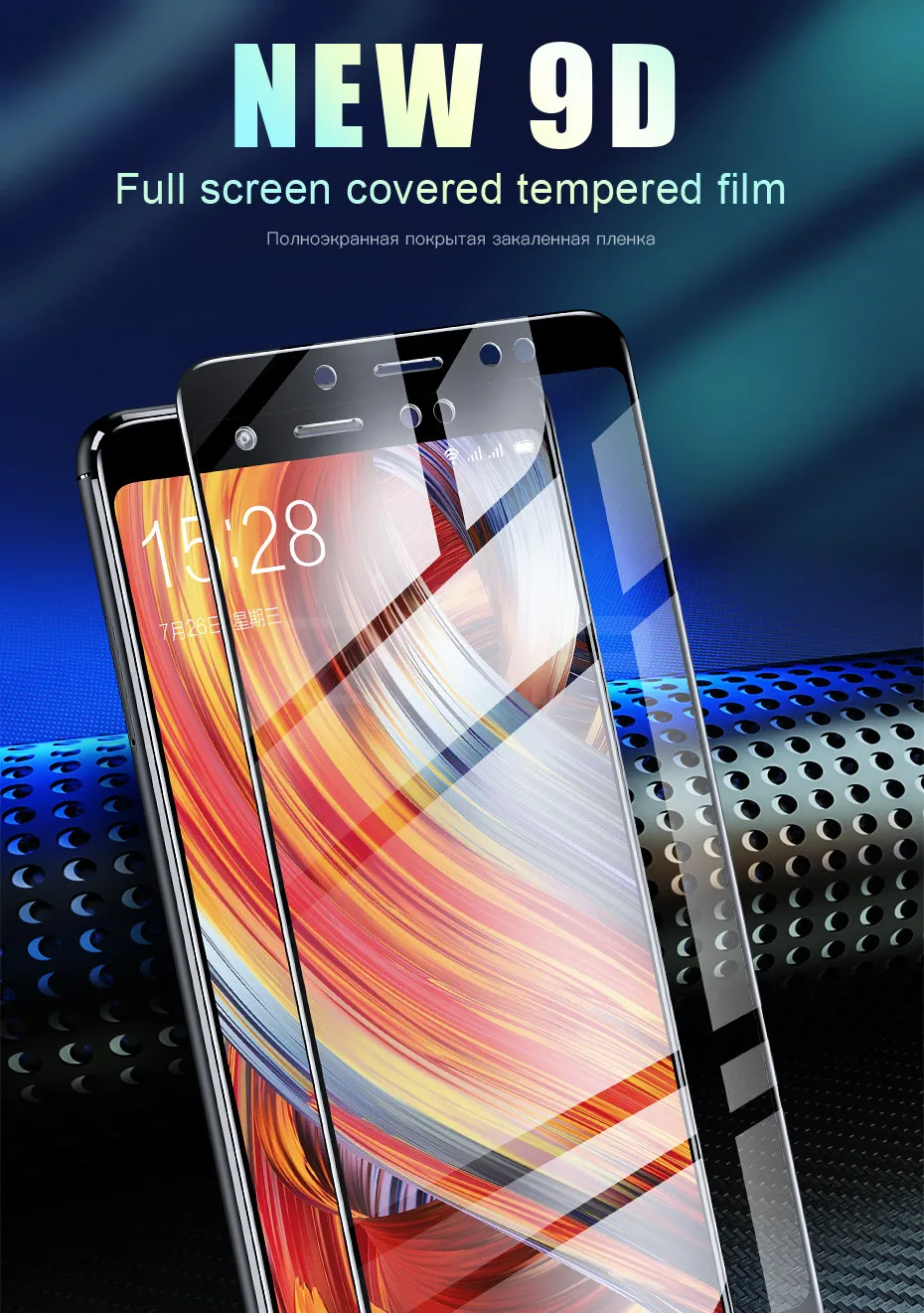 ZNP 9D полное покрытие из закаленного стекла для Xiaomi Redmi 5 Plus 6 Pro S2 4X 6A стекло для Redmi Note 6 5 Pro 5A защита экрана