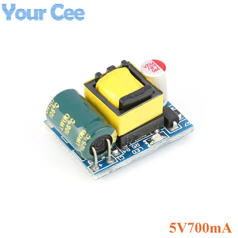 AC-DC 5V 700mA 12V 300mA 3,5 W изолированный выключатель питания понижающий преобразователь понижающий модуль 220 в свою очередь 5 V/12 V - Цвет: 5V 700mA