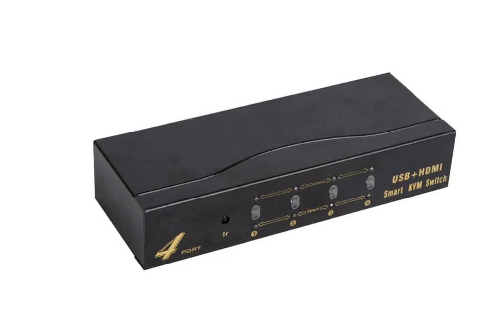 USB HDMI KVM переключатель, концентратор мультикомпьютер 4 порта 4 в 1 переключатель автоматический переключатель сканирования 1080P 1,4 HDMI Версия