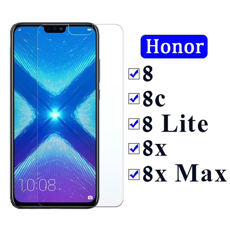 Закаленное стекло для huawei honor 7x 8x 8c 9 10 lite Защитная пленка экрана p10 p20 p30 pro защитная
