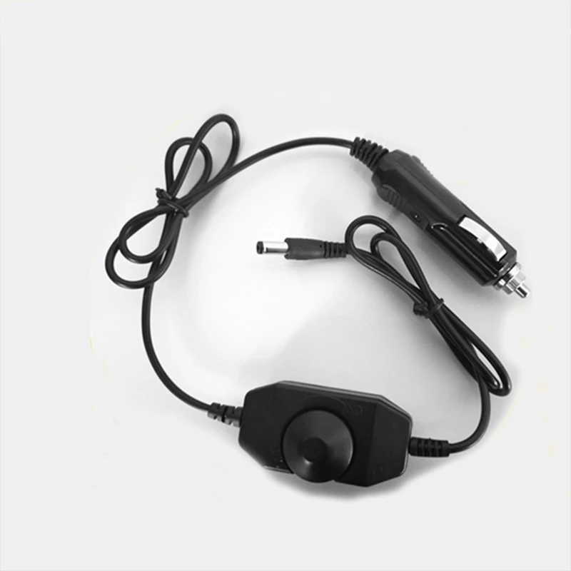 Car adapter 1 шт. бытовой контроль скорости питания контроль скорости Лер Вентилятор DIY очиститель воздуха для Xiaomi очиститель воздуха для автомобиля адаптер - Цвет: Car adapter