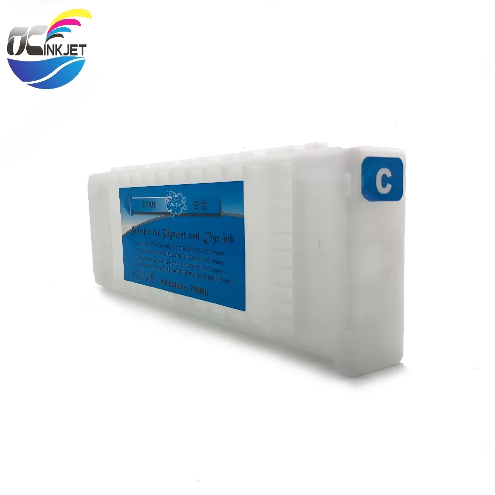 Многоразовый картридж OCINKJET 700 мл для Epson Surecolor T3200 T5200 T7200 T3270 T5270 T7270 T3000 T5000 с чипом