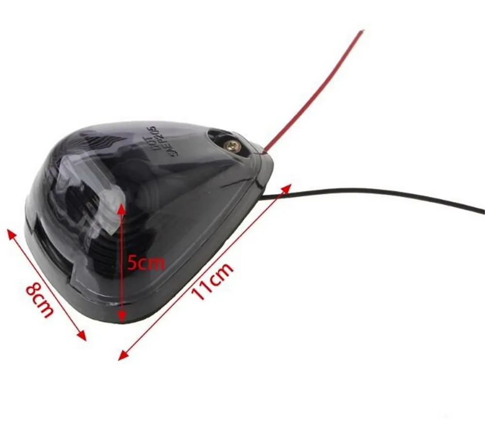 12V 6ВТ черные дымчатые линзы желтый светодиод белый светильник для автомобиля Ford 1999- 5 шт./компл. T10 разъем крыше кабины бег габаритные огни