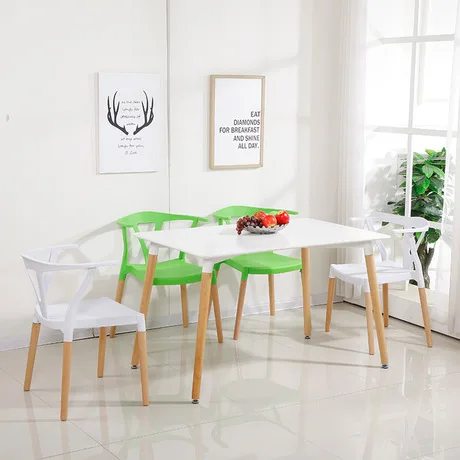 Обеденный стол мебель для столовой домашняя из твердой древесины обеденный