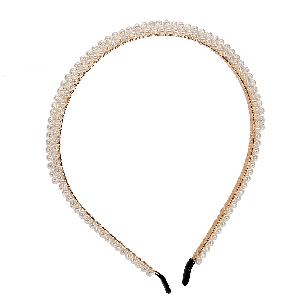 Молочным. Новая мода Красочные Хрустальная лента для волос для Для женщин Элегантный фланель обруч жемчужный Hairwear Симпатичные Роскошные ювелирные изделия A873 - Окраска металла: 28