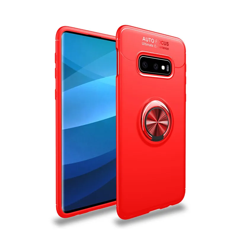Red Для samsung Galaxy S10 5G чехол s 360 градусов Автомобильный Магнитный чехол для телефона для samsung Galaxy S10E S10 Plus S10 - Цвет: Red