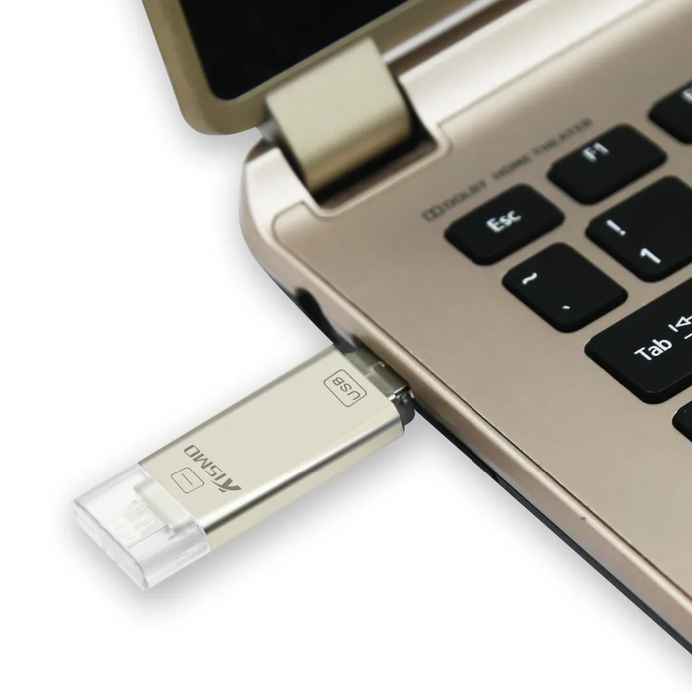 KISMO металлический USB флеш-накопитель 3 в 1 OTG 32 ГБ 64 USB-накопитель для iphone 6 7 8 Plus Samsung A3
