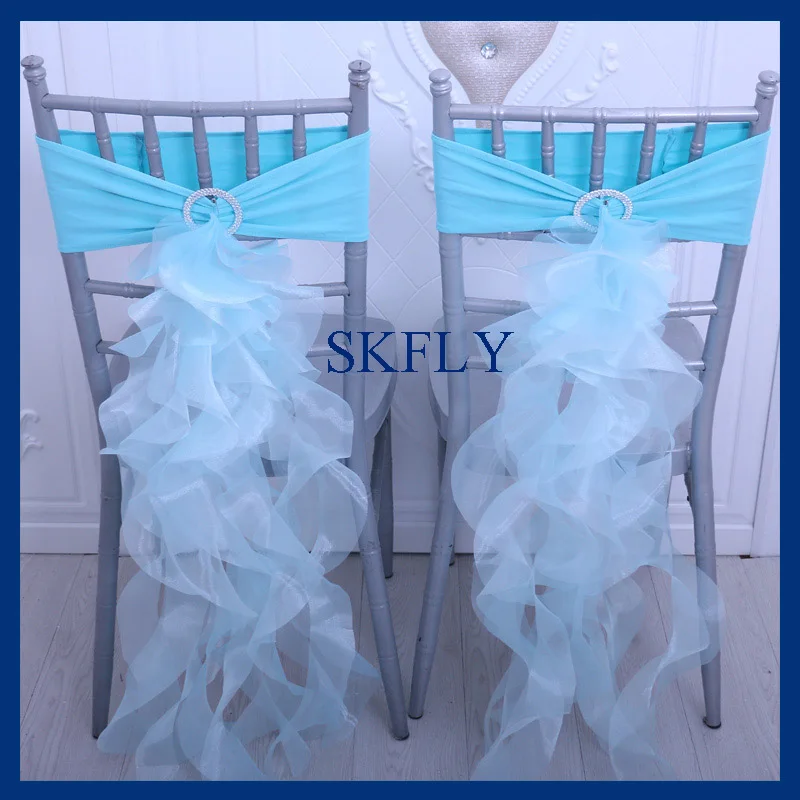 CH098V SKFLY популярный удивительный приятный цвет tiffany blue повязка из спандекса и