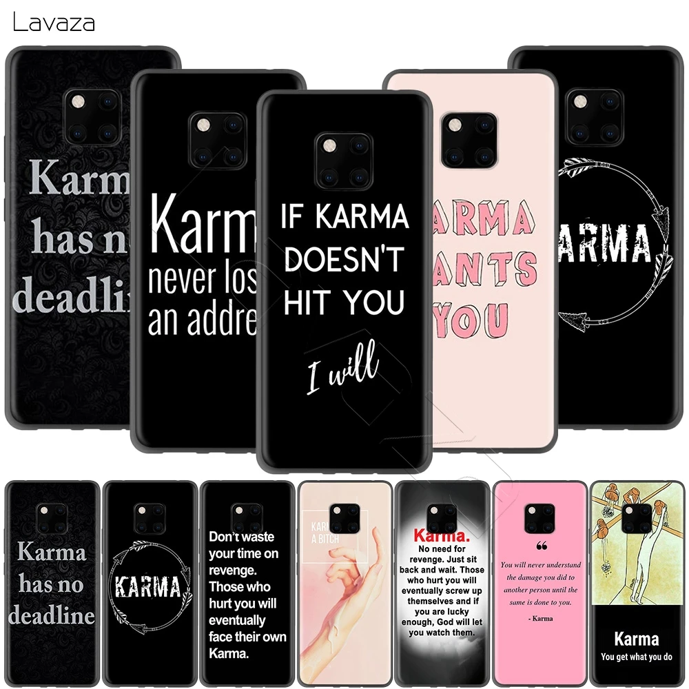 Чехол Lavaza If Karma't Kill You для Huawei Honor 10 9 8 8x 8c 7x 7c 7a Note Nova 3 3i Lite Y9 Y7 Y6|Бамперы| |