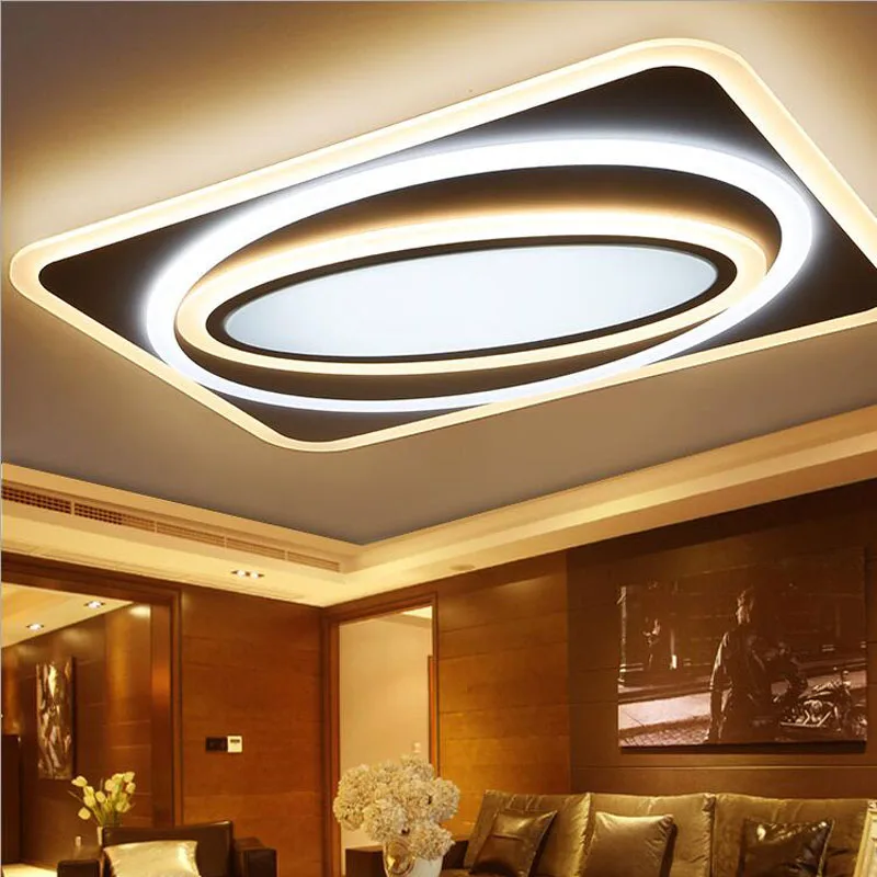 Тонкий светодиодный потолочный светильник 1 2 м прямоугольная лампа для гостиной