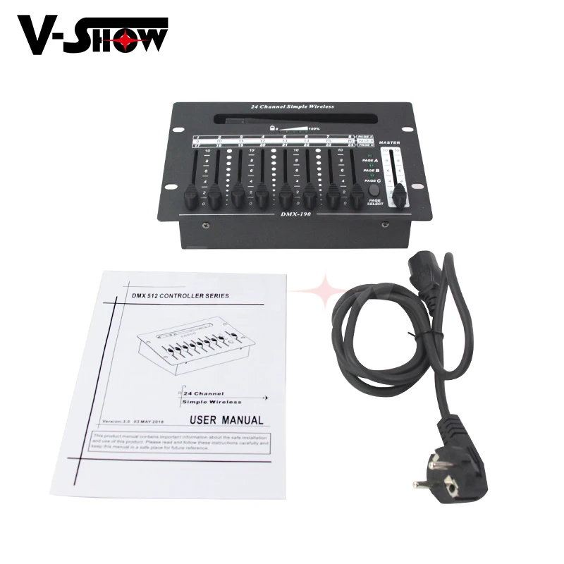 Беспроводной контроллер Dmx 512 для сценического освещения дискотеки 1 шт. 24