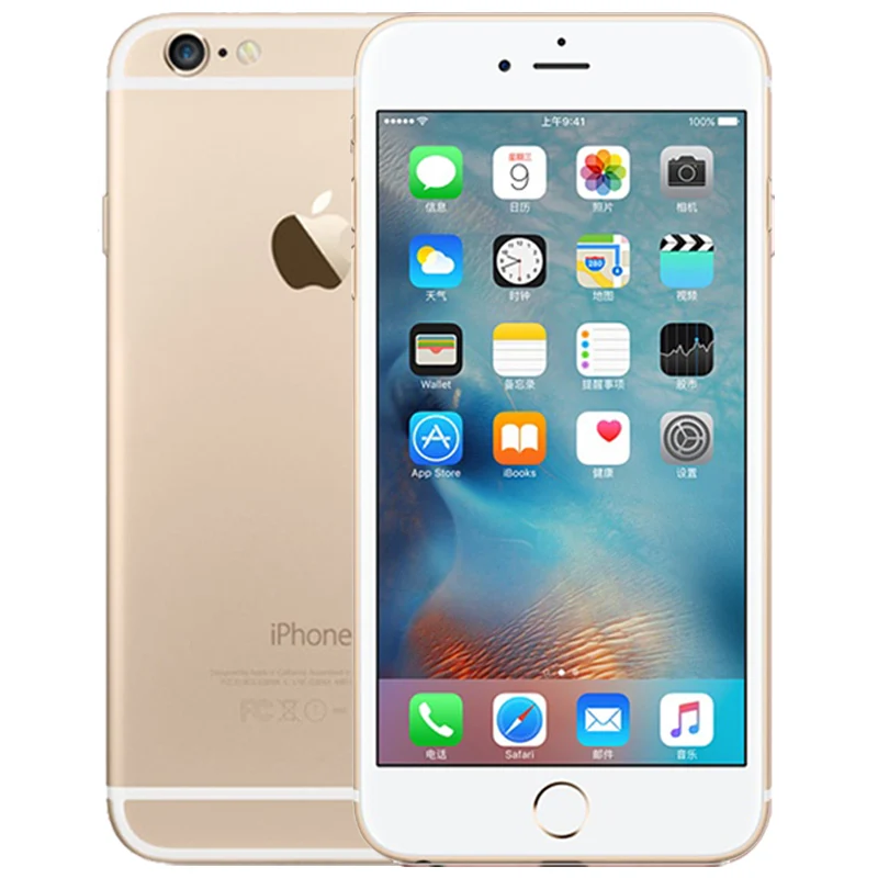 Gold Разблокированный iphone 6 16G/64G/128G rom система IOS 4,7 ''двухъядерный 8PM GSM WCDMA LTE мобильный телефон iphone 6 Лучший iphone - Цвет: Gold