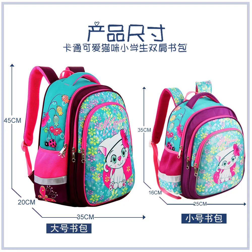 Модные детские школьные сумки рюкзак в горошек с принтом для девочек Женский