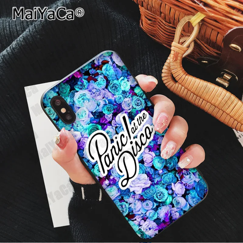 MaiYaCa Panic! At The Disco ТПУ силиконовый чехол для телефона чехол для iphone 11 pro X XS MAX 66S 7 7plus 8 8Plus 5S SE XR