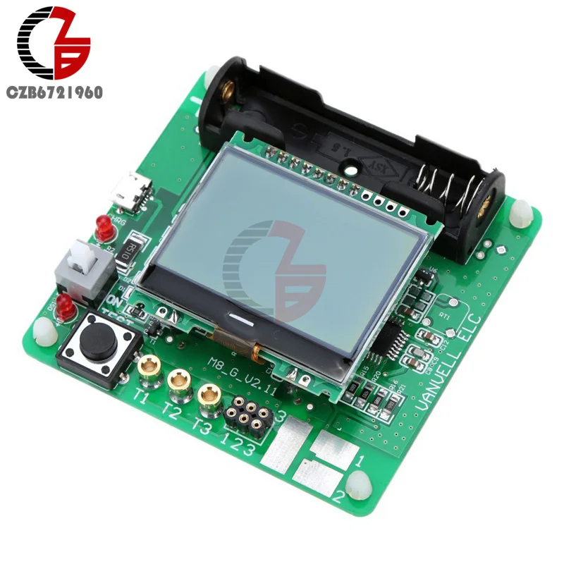 ATmega328 тестер транзисторов с ЖК дисплеем 12864 диодный триодный измеритель