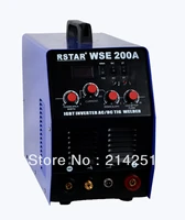WSE-200 INVERTER IGBT technology ACDC TIG welder and ARC welding machine free shipping